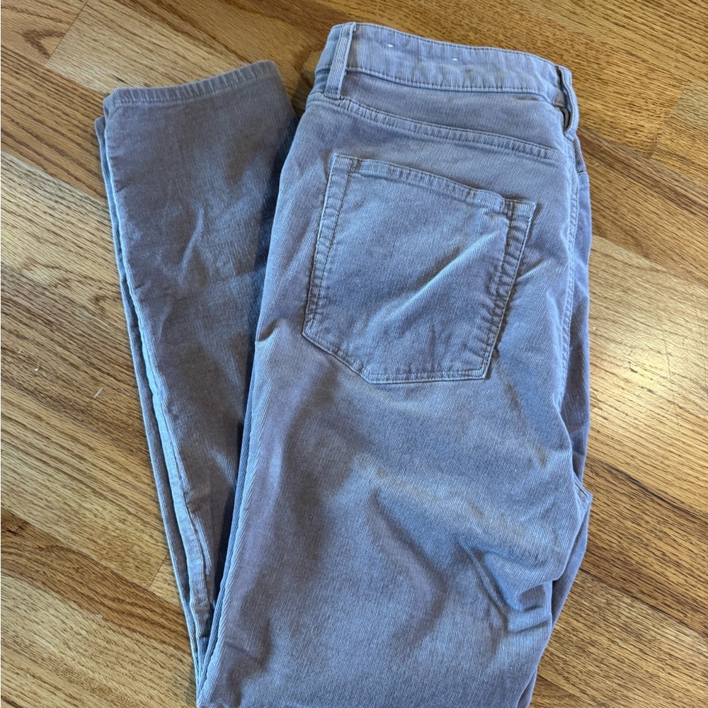 LOFT Taupe Corduroy Pants